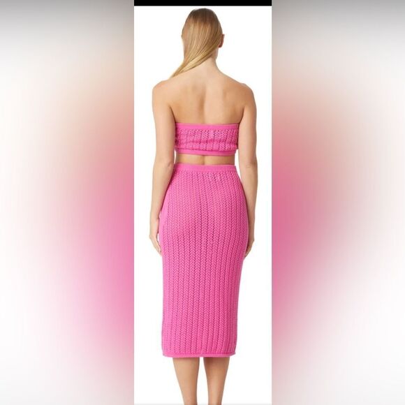 NWT Misa Los Angeles 2 Piece Crochet Set: Tia Top, Laya Skirt - Size Large - Picture 3 of 14